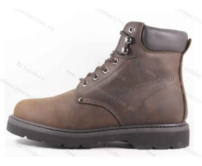 China Steel Toe Anti Impact Work Boots Steel Toe With Toe / Light Weight Worker Safe Leather Boots Good Quality for sale