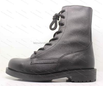 China Hot Sale Design HM17007 Genuine Leather Boots New Goodyear Military Welt Military Boots for sale