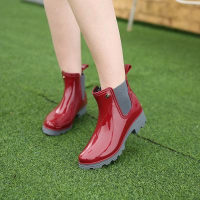 China Lightweight Lightweight Waterproof PVC Chelsea Rain Boots / Wholesale PVC Waterproof Boots For Ladies for sale