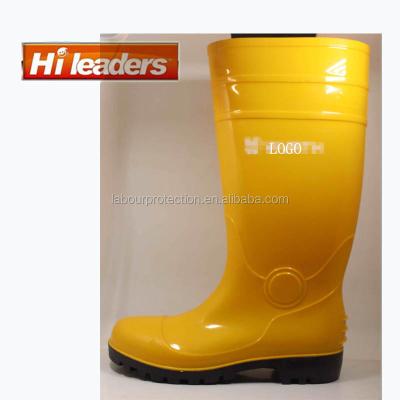 China Mineral PVC Miners Occupational Safety Boots S5 Standard for sale