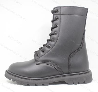 China Full Army Leather Superior Military Boots for sale