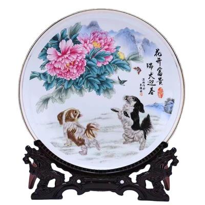 China Custom Durable Hotel Decorative Table Stocked Decorative Dishes For Home Decoration for sale