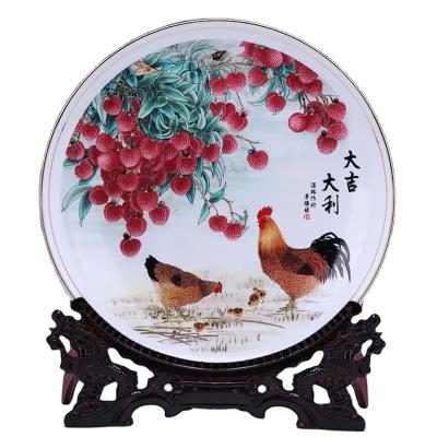 China Stocked Custom High Quality Hot Sale Cheap Price Large Porcelain Colorful Ceramic Dishes for sale