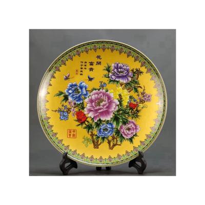 China Customssimple Sustainable Style Design Durable Ceramic Porcelain Dishes For Home Decoration for sale