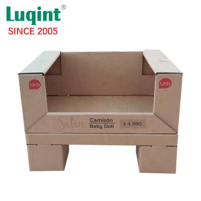 China Portable Baby Display Stand Pdq Package Cardboard Shipper Paper Dolls 3021110210 for sale