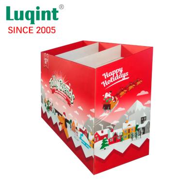 China China Manufacturer Supermarket Easy Assembly Flat Packed Cardboard Floor Display Paper Shelf Display Stand For Candy 3021110801 for sale