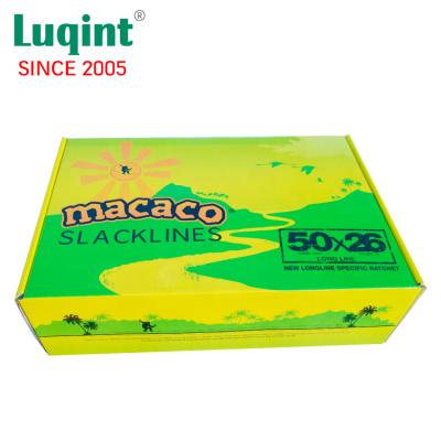 China Recyclable Custom Colored Corrugated Cardboard Packaging Box for sale