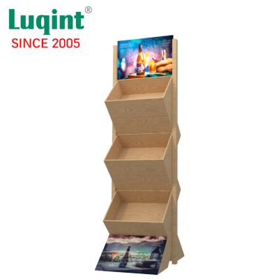 China MDF Board Liquor Display Rack Wood Liquor Display Cabinet Wine Cabinet Displays For Duty Free Shop Fittings for sale