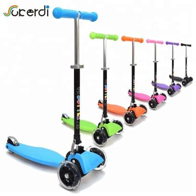 China UK Germany Amazon Amazon best selling PU wheel folding pedal push 120/80mm kick n new mini 3 go scooter for sale