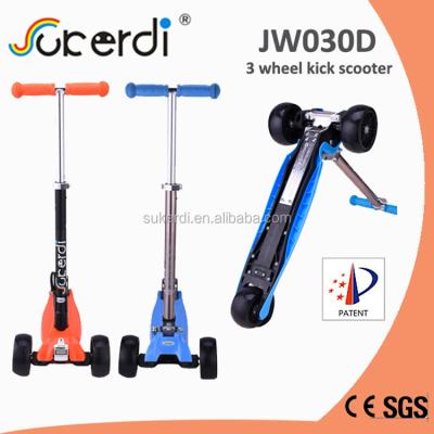 China PU Wheel HOT SALE Foot Pedal Scooter Big Wheels Adult Folding Scooter Adult for sale