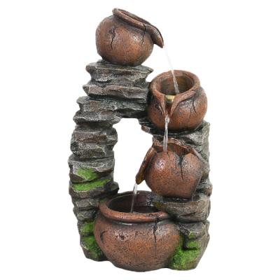 China Country Polyresin JN200 Innen Wasser Brunnen Table Water Fountain Custom Indoor Tabletop Fountain for sale