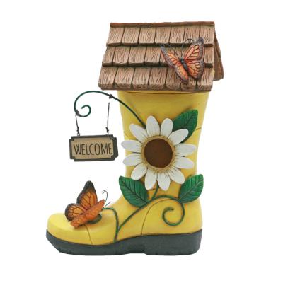 China Europe Resin Garden Animal Boots Shoes Decor Mold Resin Epoxy Home Decor Table for sale