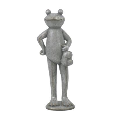 China Europe animal yoga frog statue resin statue home and garden decor manufacturers for sale