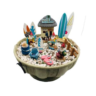 China China Resin Miniature Gnomes Figurines Miniature Fairy Garden Figurines For Garden for sale