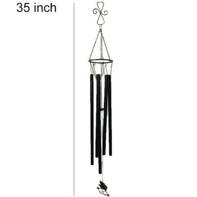 China Large Size China Metal Windchimes Home Decoration Bird Outdoor Decor Light Modern Wind Chimes for sale