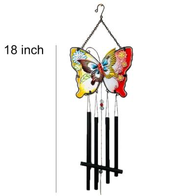 China Traditional Metal Outdoor Windchime Windchimes Butterfly For Gift for sale