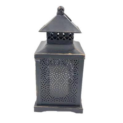 China Business Gift Metal Lanterns Outdoor Fairy Lantern Candle Lantern for sale