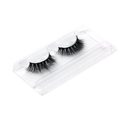 China 3D Double Layered Real Mink S01-3D613 High Quality Siberian Fluffy Eyelash Strips Short Eyelash Mink Seller for sale