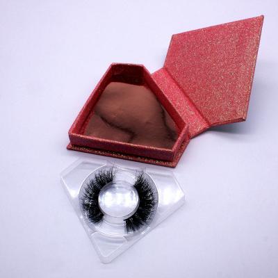 China Delicate Wholesale Square ET6 Triangle Round Eyelash Transparent Empty Tray for sale