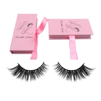 China Long Private Label 4D-D26 and Logo Factory Hand-Made Customized Package Natural Mink Eyelashes 4D Mink Eyelashes for sale