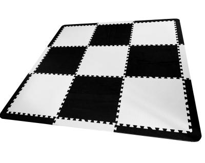 China Baby Play Mat Extra Large Thick Foam Non-Toxic Floor Puzzle Interlocking For Infants Black / White for sale