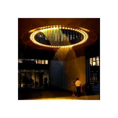 China 2022 New Design Large Modern Lake Fountain 3D Graphics Jumping Spout Swinging Digital Fountain for sale