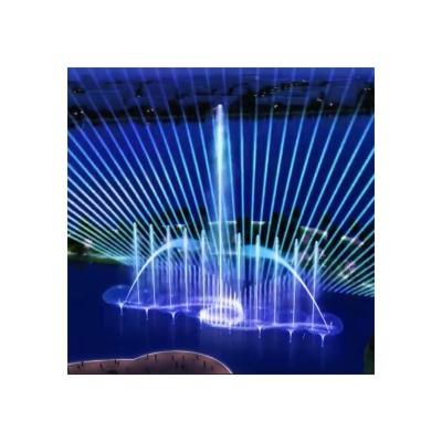 China Modern Digital Swinging Fountain With Colorful Fountain Lights Variable Speed ​​Music Control Lake Music Fountain for sale