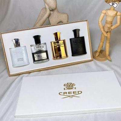 China Silver Body Spray 30ml*4 Creed Aventus Millesime Imperial Tweed Mountain Water Fragrance Perfume Set For Men High Quality Quick Ship OEM for sale