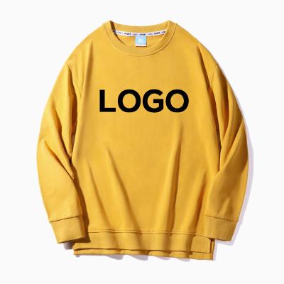 China Custom Logo Embroidery Hoodie Anti-pilling Terry Crewneck Sweatshirt Heavy French Cotton Hoodies for sale