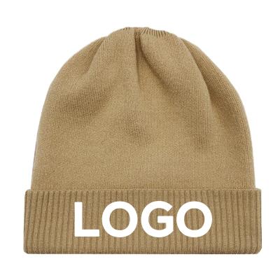 China JOINT Wholesale Wool Mens Beanie Hat Embroidery Beanies Logo Customize Knitted Beanie Hats Custom for sale