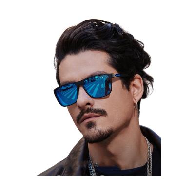 China Rectangle In Stock One Pieces Shield Designed TAC Polarized Lenses Rectangle Frame with Free Packing Promotion 2023 Sunglasses Men for sale