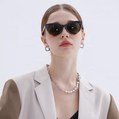 China Fashion Sunglasses 2024 Fashion Trendy uv400 Boutique Square Cat Eye Tortoiseshell Frame Shades Elegant Designer Brand Sun Glasses Women Sunglasses for sale