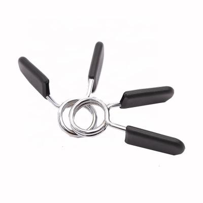 China Spring Collars Use Ordinary Buckle Clip Barbell Barbell Fitness Barbell Clip Anti-loosening Spring Clip for sale