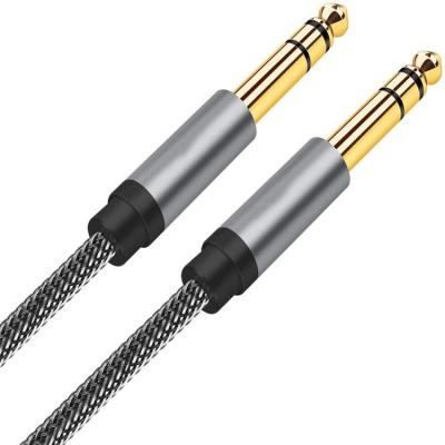 China Car China Manufacture Co-yp6601 Model Dual 6.35mm Head 3.5mm Male Stereo Jack Audio Cable for sale