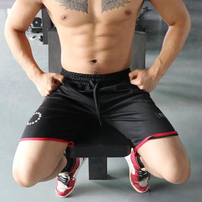 China QUICK DRY Sportswear Mens Summer Above Knee Shorts Loose Sports Shorts Plus Size Fitness Running Shorts For Man for sale