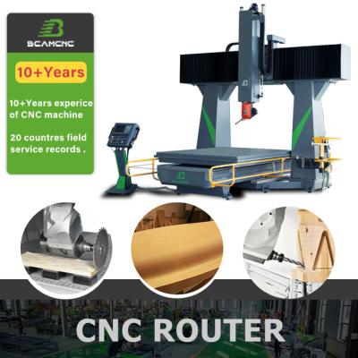 China Wood Acrylic PVC Engraving Cutting With 3 Year Warranty CNC 5 Axis Controller 5 Axis Wood Stone Carving CNC Axis CNC Lathe 5 with good after-sales service for sale