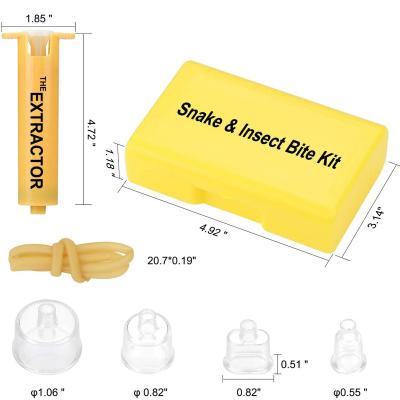 China Plastic Pump Sting Kit Emergency Venom Extractor Snake Bite Bee Suction for sale