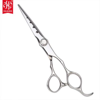 China Cutting Scissors SG-611 Barber Scissors Head 6 Inch With SUPER CONVEX EDGE Japanese 440C Hair Cutting Scissors Durable Smooth Cutting for sale