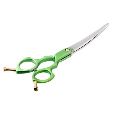 China FT09-65Q Stocked Japan 440C Steel 6.5 Inch Dog Grooming Curve Scissors for sale