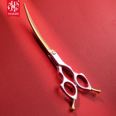 China AR-JFQ Pet Scissors Viable Professional Luxury Colorful Dog Pet Thinning Shears for sale