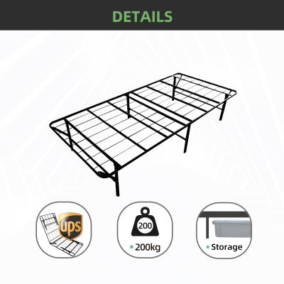 China Cheap Single Bed Factory Hot Sale Metal Bed Frame Split Queen Split King Folding Metal Beds for sale