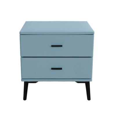 China Modern hotel bedroom furniture nightstand price bedside cabinet with 2 drawers for sale