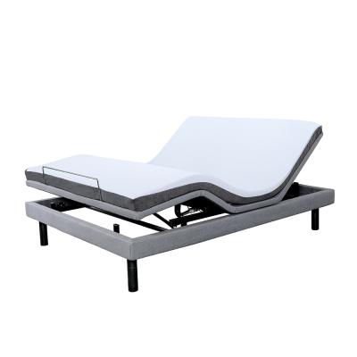 China Foldable Gel Mattress Memory Foam Bed Mattress High Quality Soft For Electric Adjustable Bed for sale