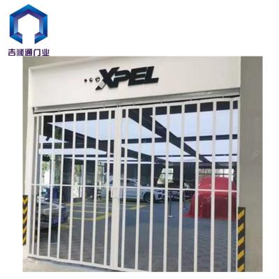 China Contemporary Manufacturer Automatic Transparent Security Crystal Folding Door for sale