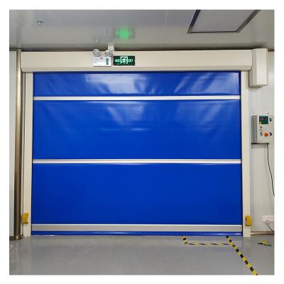 China Contemporary Improve Efficiency Automatic Roll Up Sound Insulation PVC Fast High Speed ​​Door With Remote Control for sale