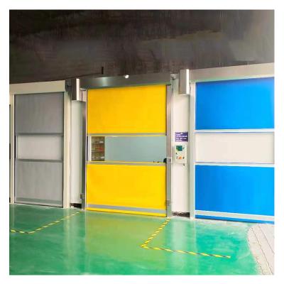 China Contemporary Wholesale Plastic Roll Up Shutter Action Industrial PVC High Speed ​​Overhead Fast Door for sale