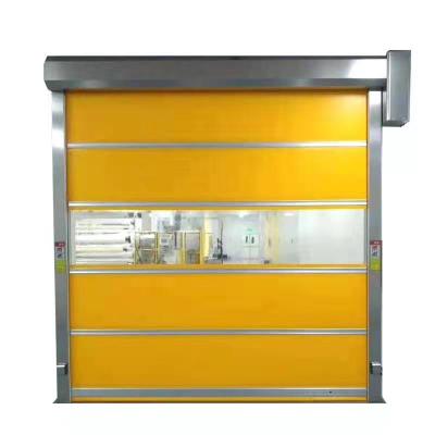 China 2021 Contemporary Popular High Quality Clean Room Workshop PVC High Speed ​​Roll Door for sale