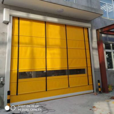 China Contemporary Chemistry Factory Heat Preservation Door Fabric Durable High Speed ​​Door for sale