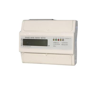 China Type Three Phase Rail Din Good Reliability Digital Energy Meter for sale