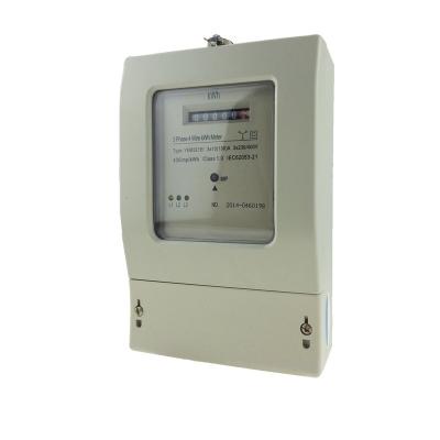 China High Quality Intelligent Three Phase Electric Watt Hour Meter / Energy Meter for sale